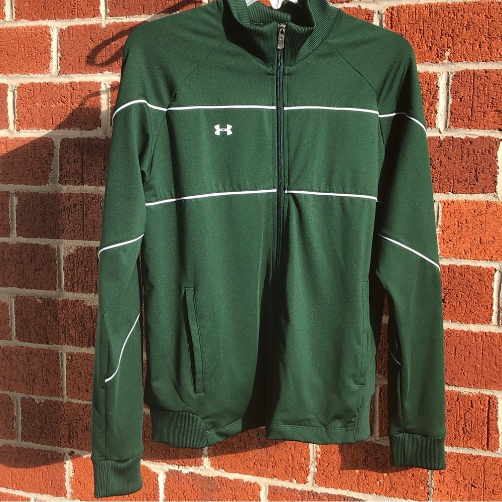 Under Armour Jacket Forrest Green Women’s Size Small —#026 - Picture 2 of 11